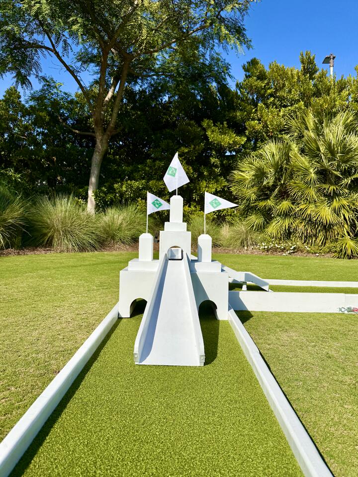 Custom mini golf course