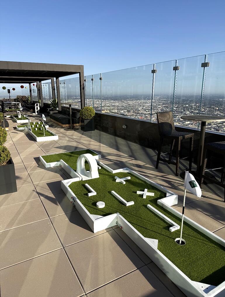 Custom mini golf event by Putt Putt Party Rentals