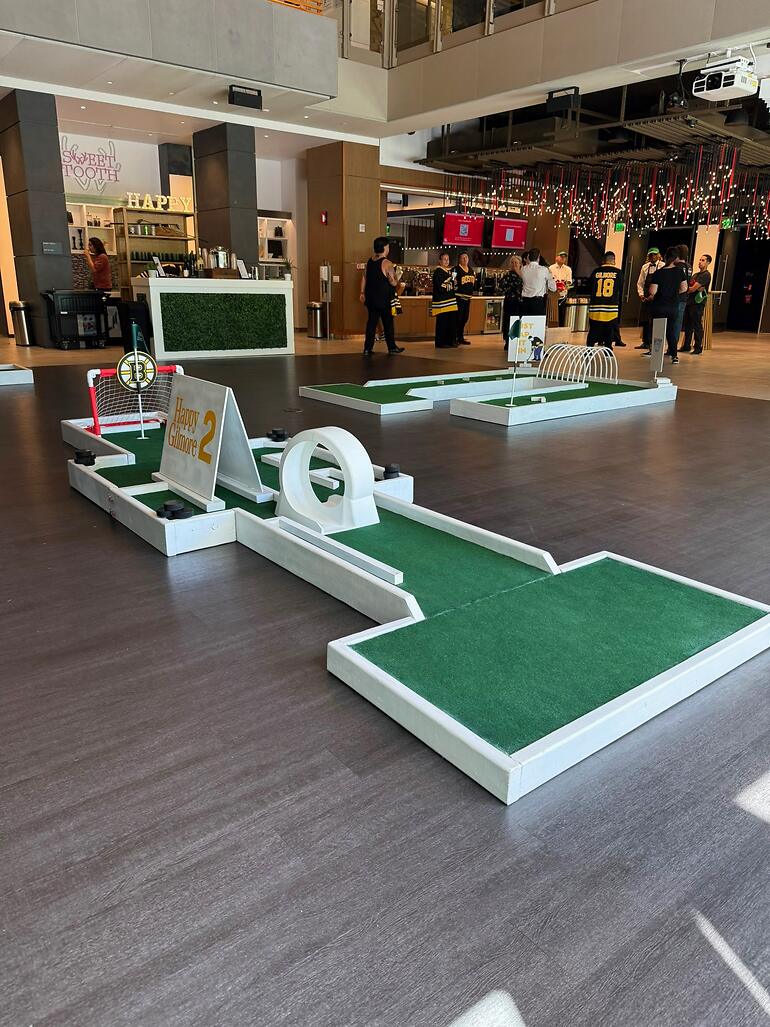 Custom mini golf event by Putt Putt Party Rentals