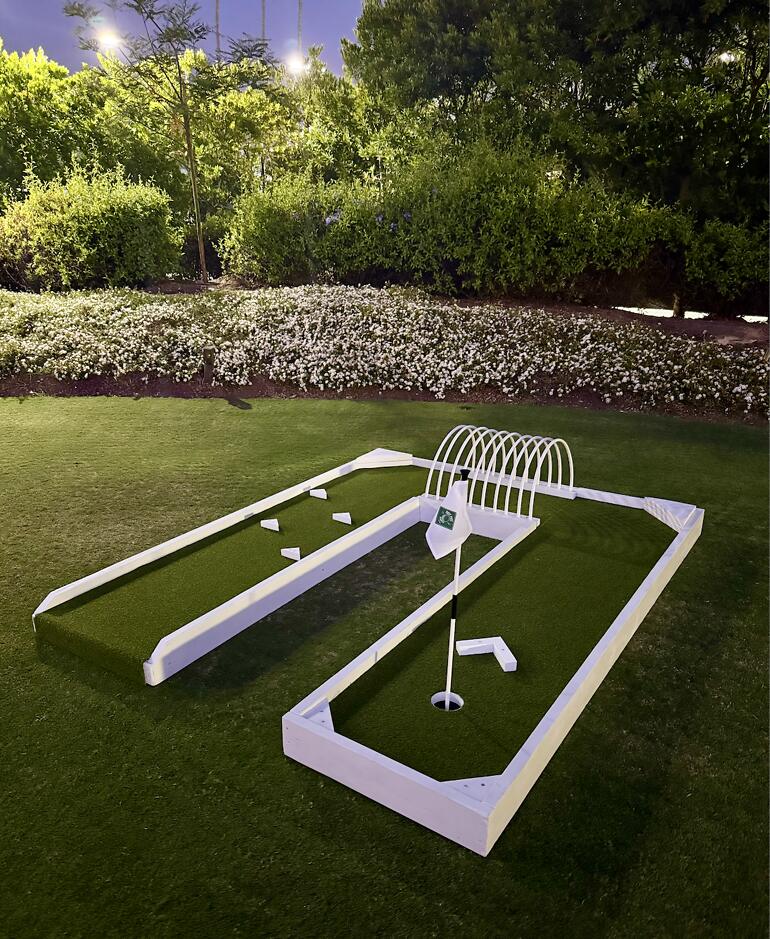 Custom mini golf event by Putt Putt Party Rentals
