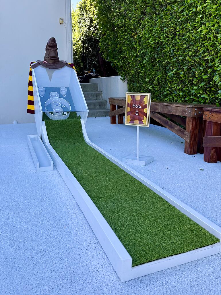 Custom mini golf event by Putt Putt Party Rentals