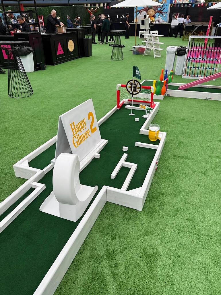 Custom mini golf event by Putt Putt Party Rentals