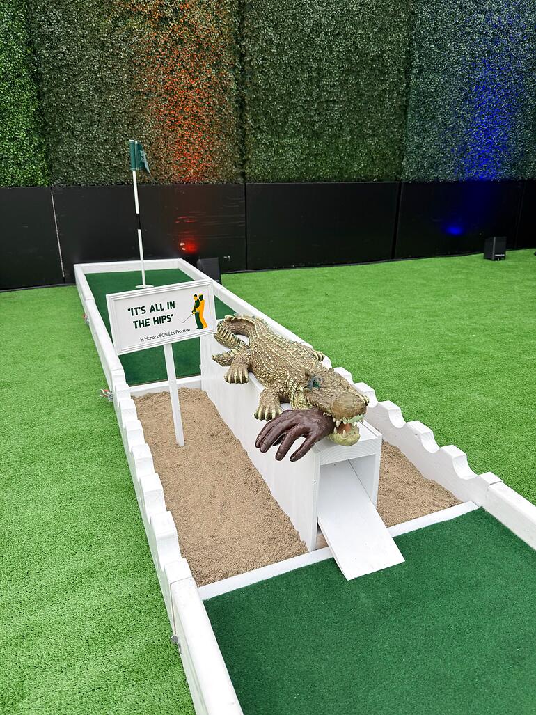Custom mini golf event by Putt Putt Party Rentals