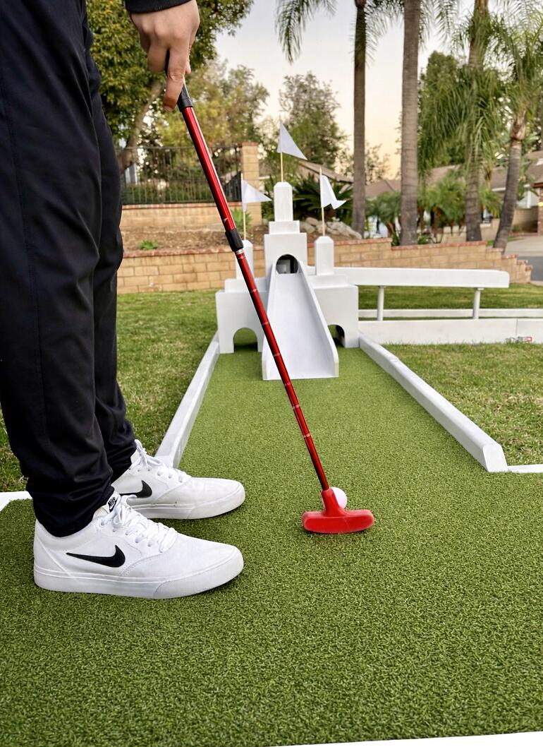 Custom mini golf event by Putt Putt Party Rentals