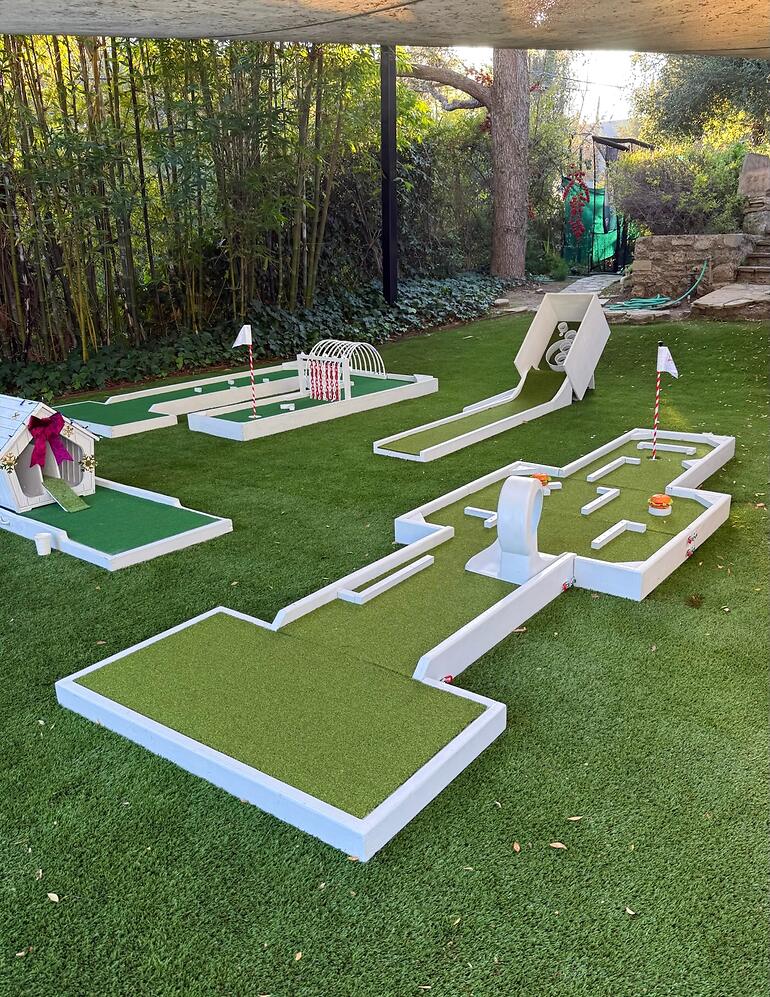 Custom mini golf event by Putt Putt Party Rentals