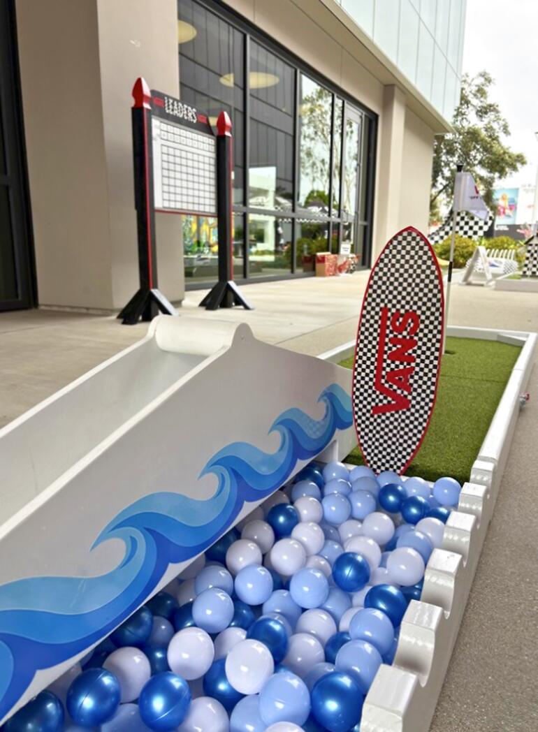Custom mini golf event by Putt Putt Party Rentals