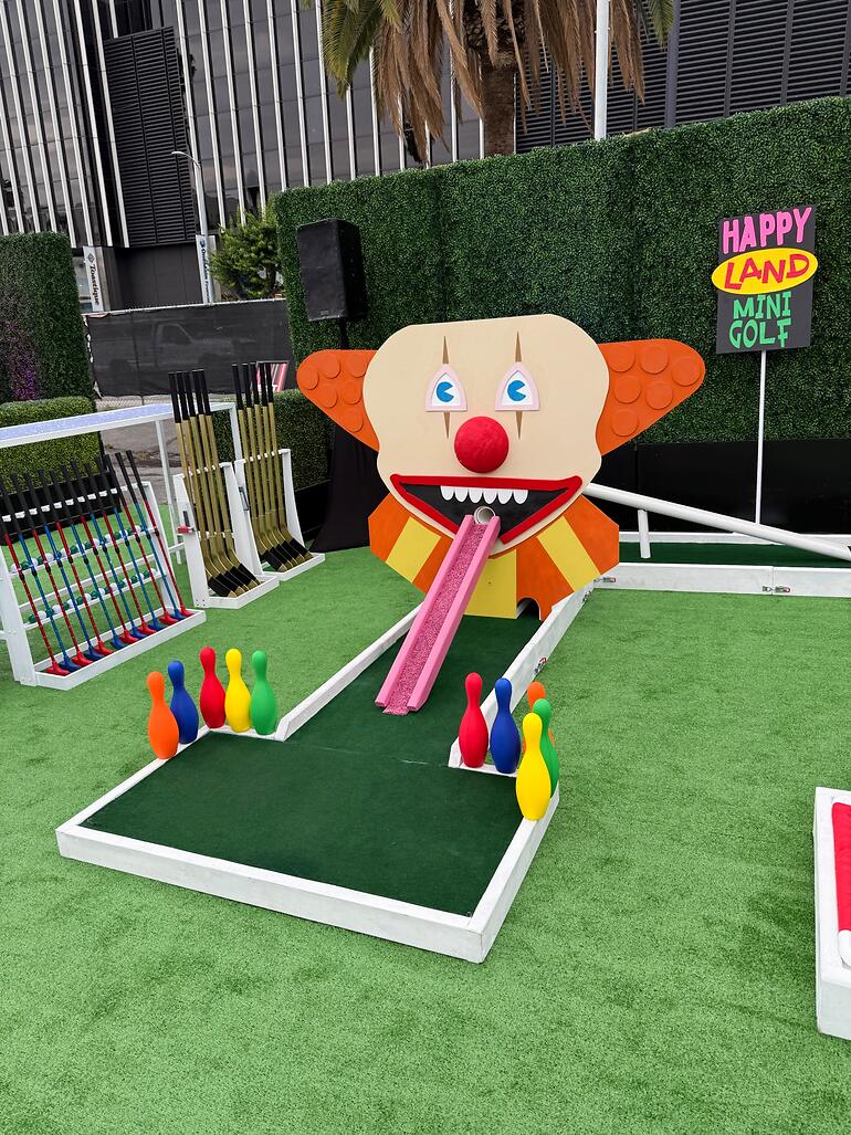 Custom mini golf event by Putt Putt Party Rentals